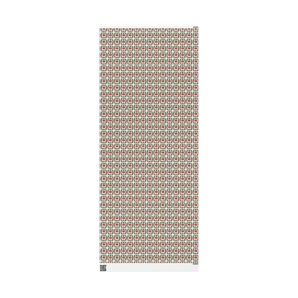 Red Nutcracker Christmas Wrapping Paper, Holly Berry Toy Soldier Gift Wrap Roll, Classic Watercolor Traditional Holiday Wrap, Matte Paper, Free Shipping