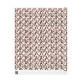 Cozy Snowman Christmas Wrapping Paper, Red Green Knit Scarf Gift Wrap Roll, Watercolor Holiday Paper, Matte