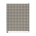 Tufted Snowflake Christmas Wrapping Paper, Black Cream Harlequin Gift Wrap Roll, Elegant Pearl Holiday Paper