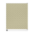 Folk Star Christmas Wrapping Paper, Sage Green Cream Quilt Block Gift Wrap Roll, Vintage Primitive Nordic Holiday Wrap, Matte Paper, Free Shipping